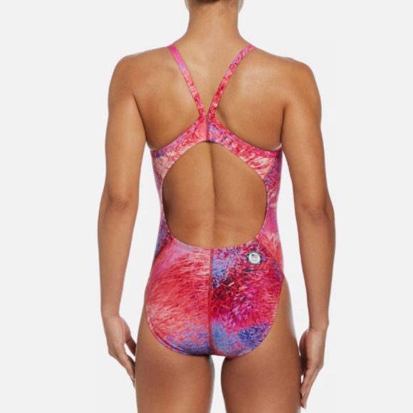 NWT! Nike Swim Women HydraStrong USA Racerback One-Piece Swimsuit Olympic M(30) - Picture 2 of 11